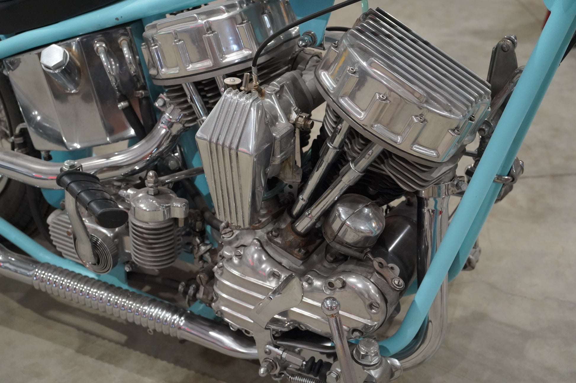 Motorcycle Original Panhead Engine For Sale 1954 Harley