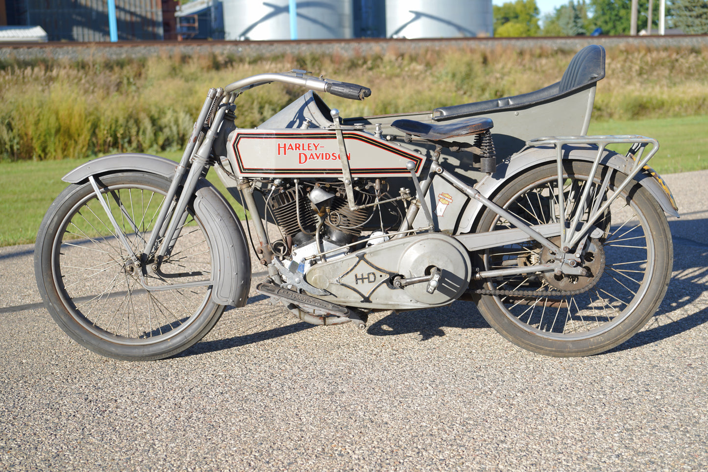 1915 Harley Davidson Twin with Sidecar