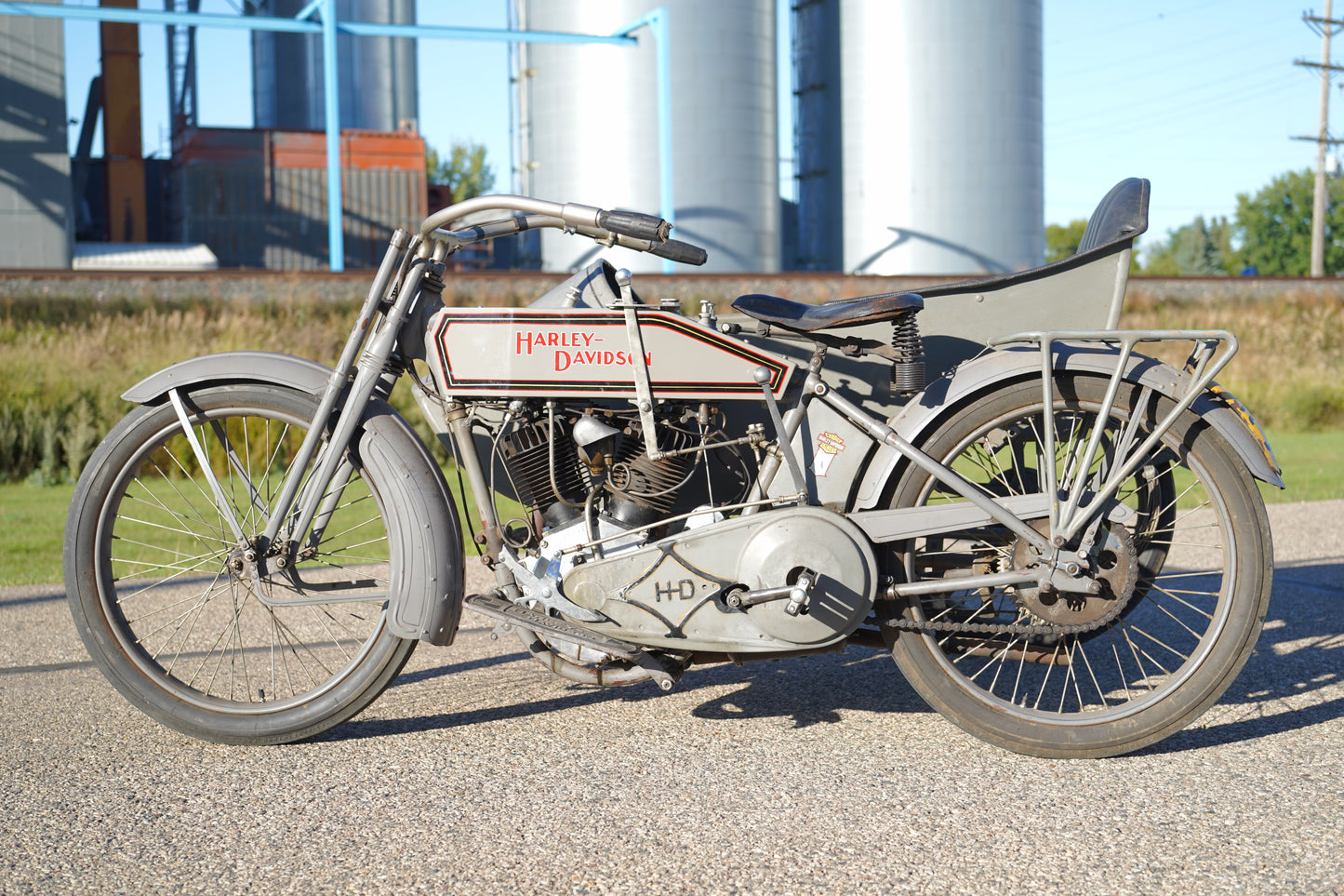 1915 Harley Davidson Twin with Sidecar