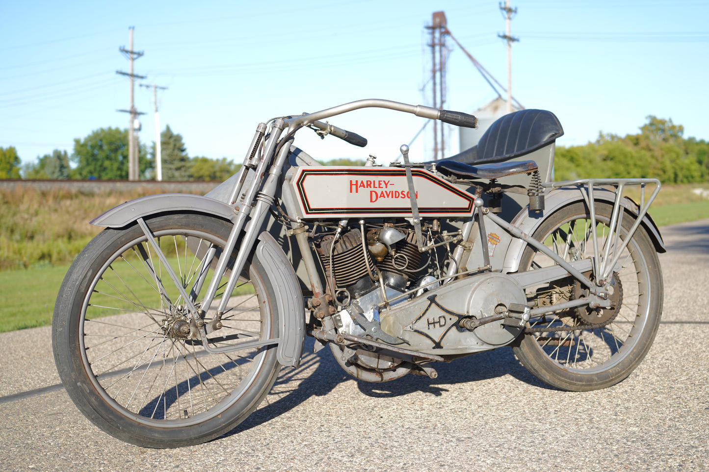 1915 Harley Davidson Twin with Sidecar