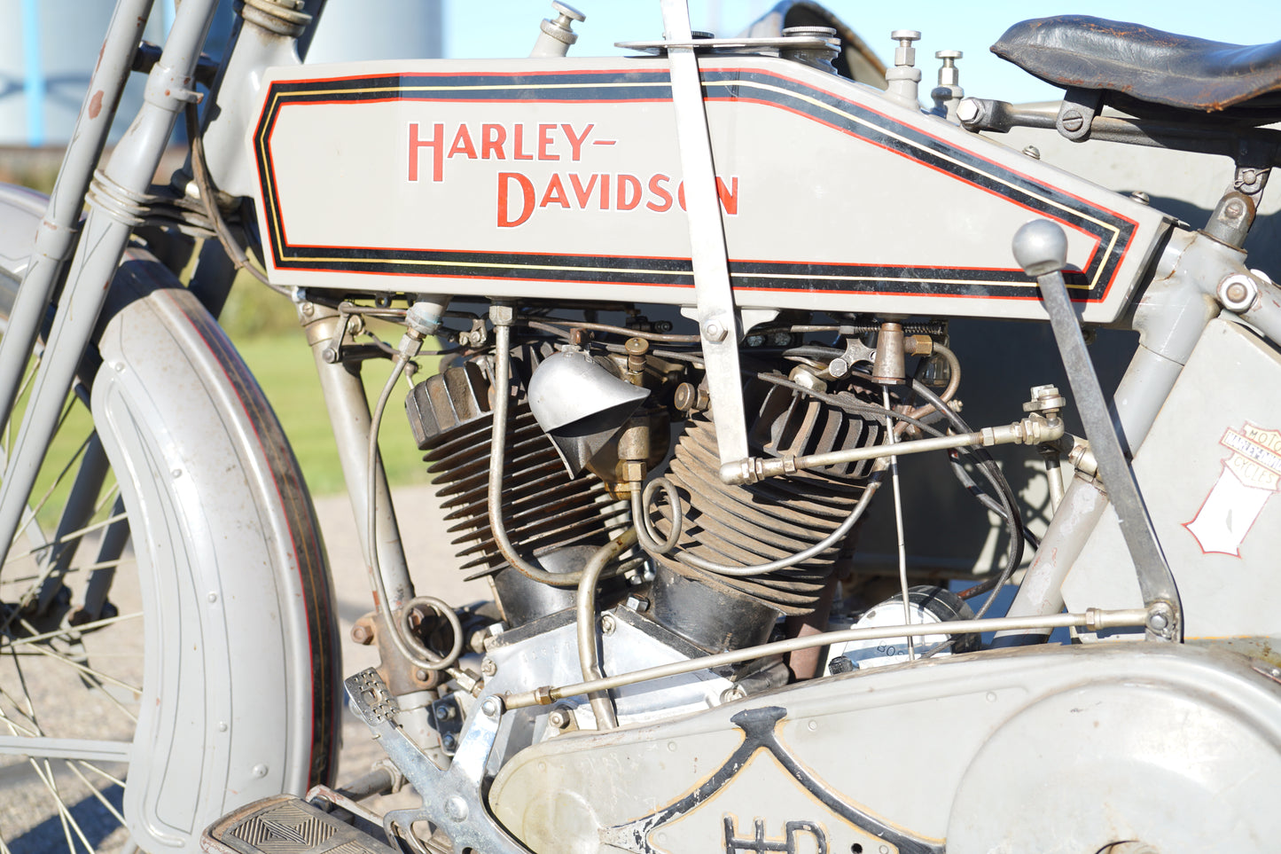 1915 Harley Davidson Twin with Sidecar