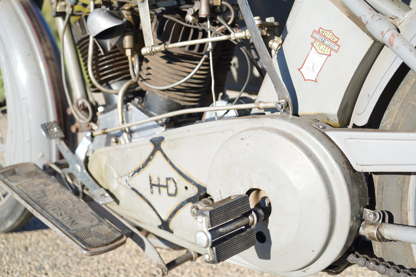 1915 Harley Davidson Twin with Sidecar