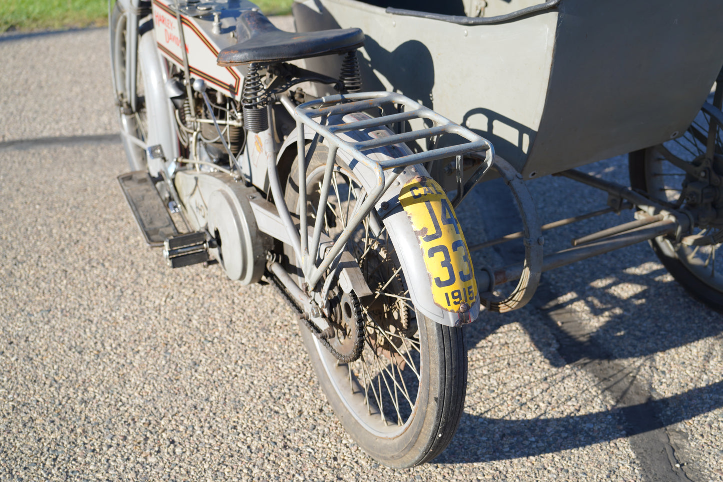 1915 Harley Davidson Twin with Sidecar