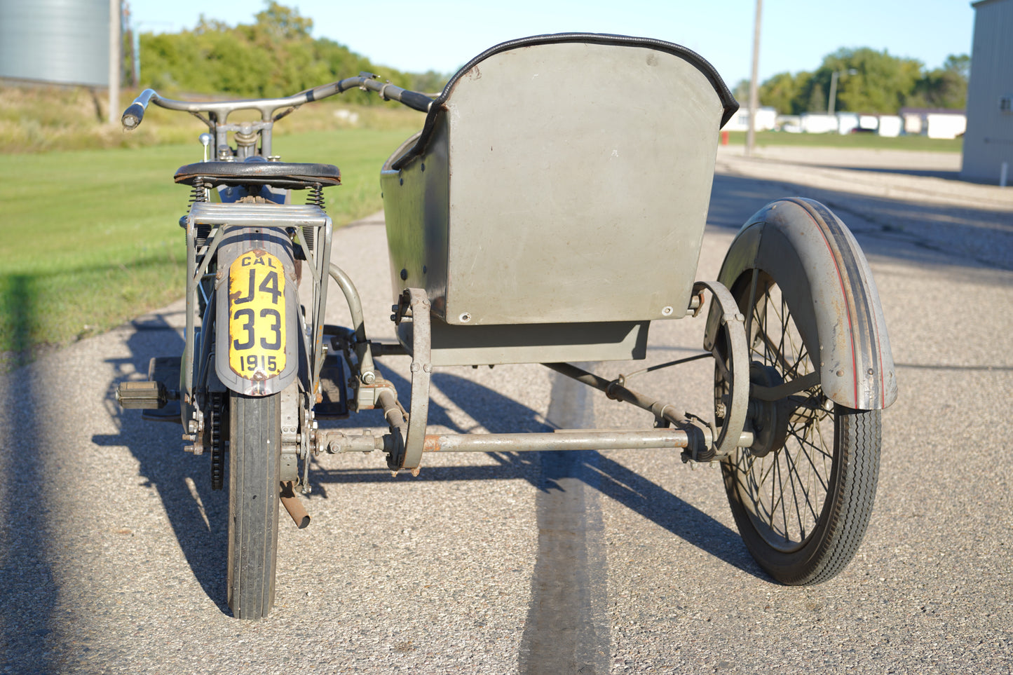 1915 Harley Davidson Twin with Sidecar