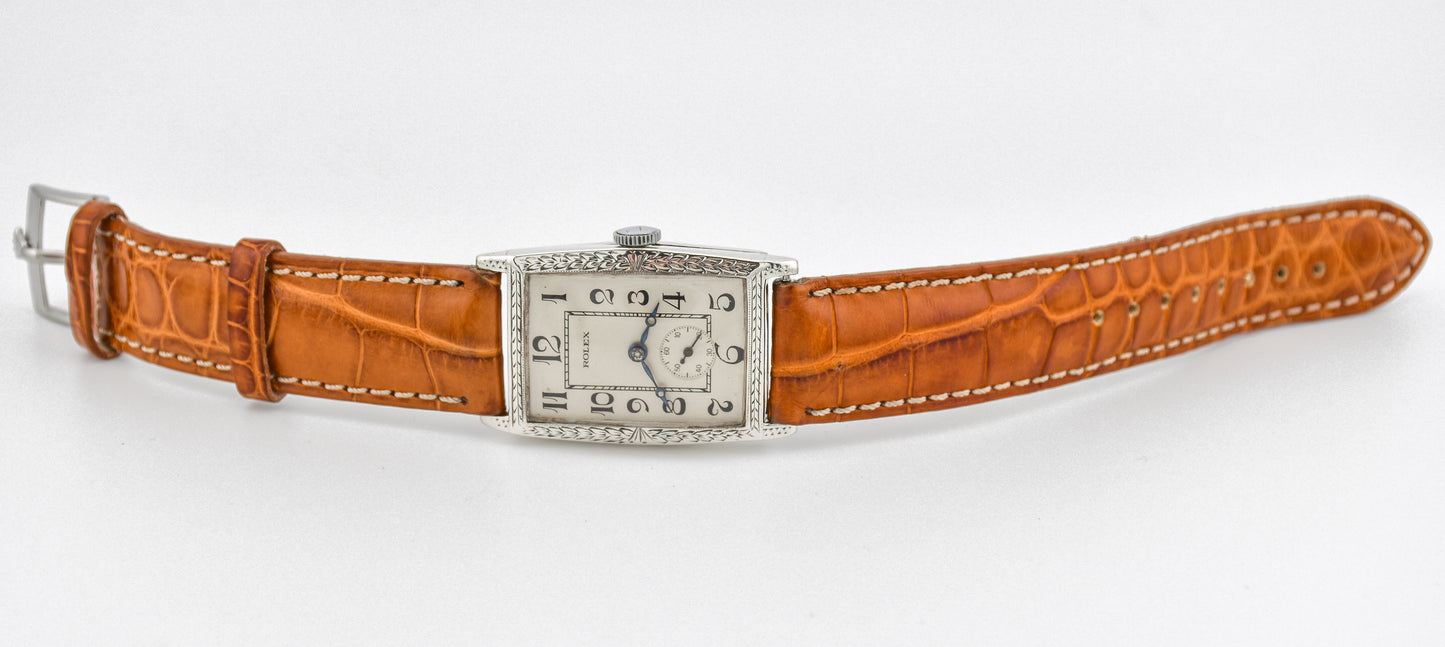 Rolex Silver Prince Men's Tank Watch 1941