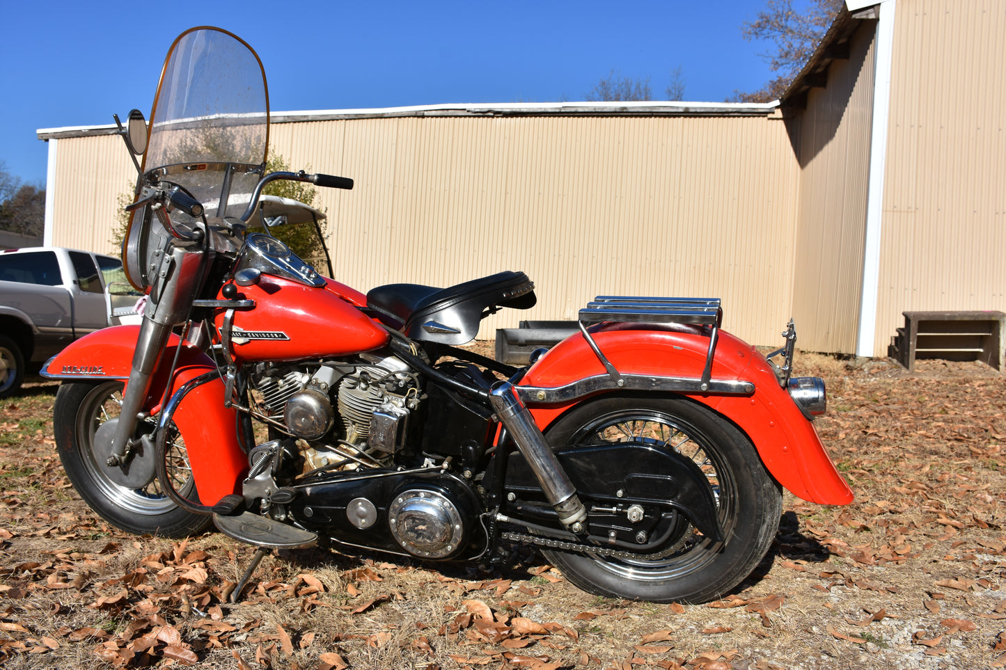 1963 Harley Davidson FL Panhead (Red)