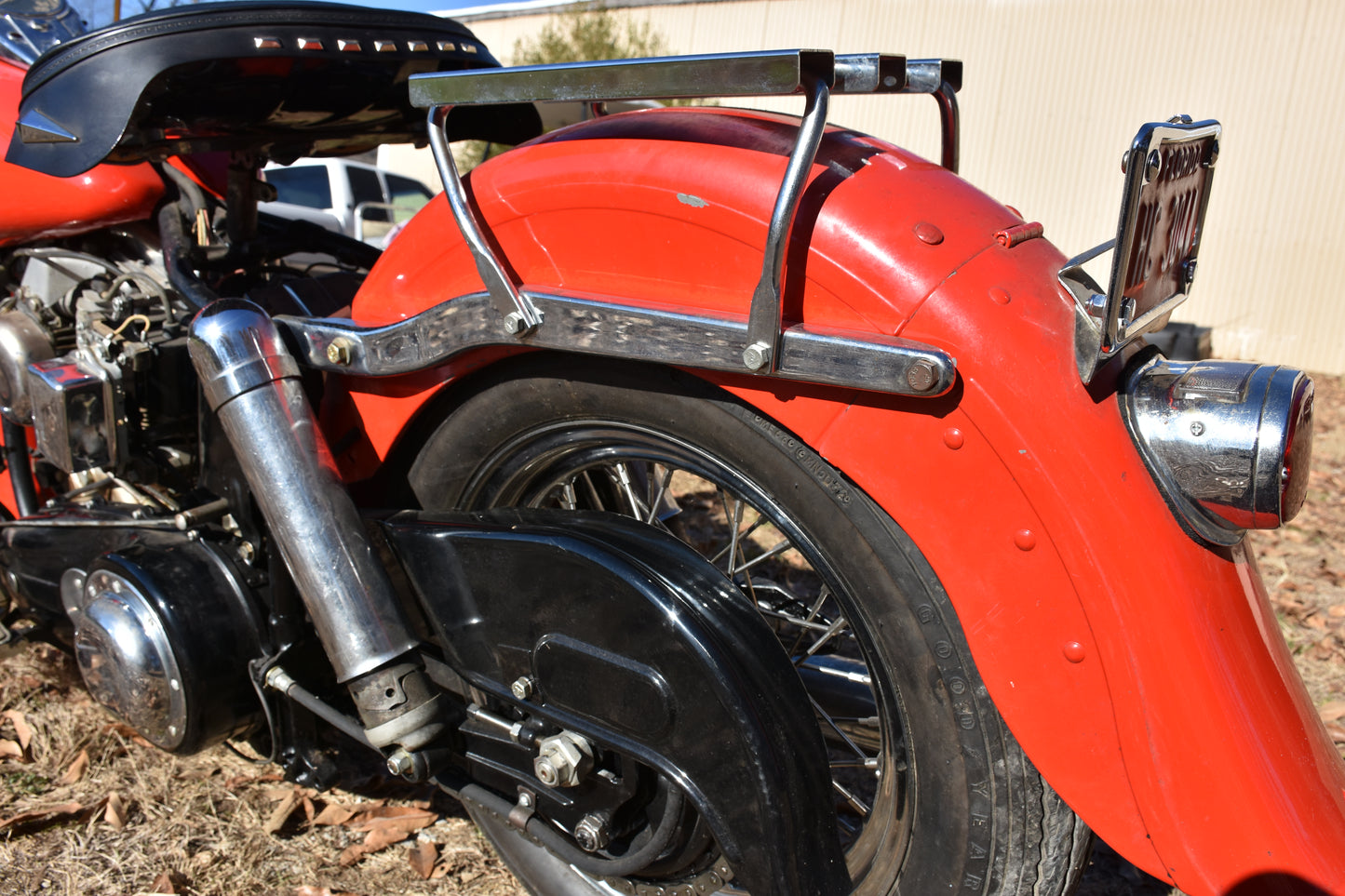 1963 Harley Davidson FL Panhead (Red)