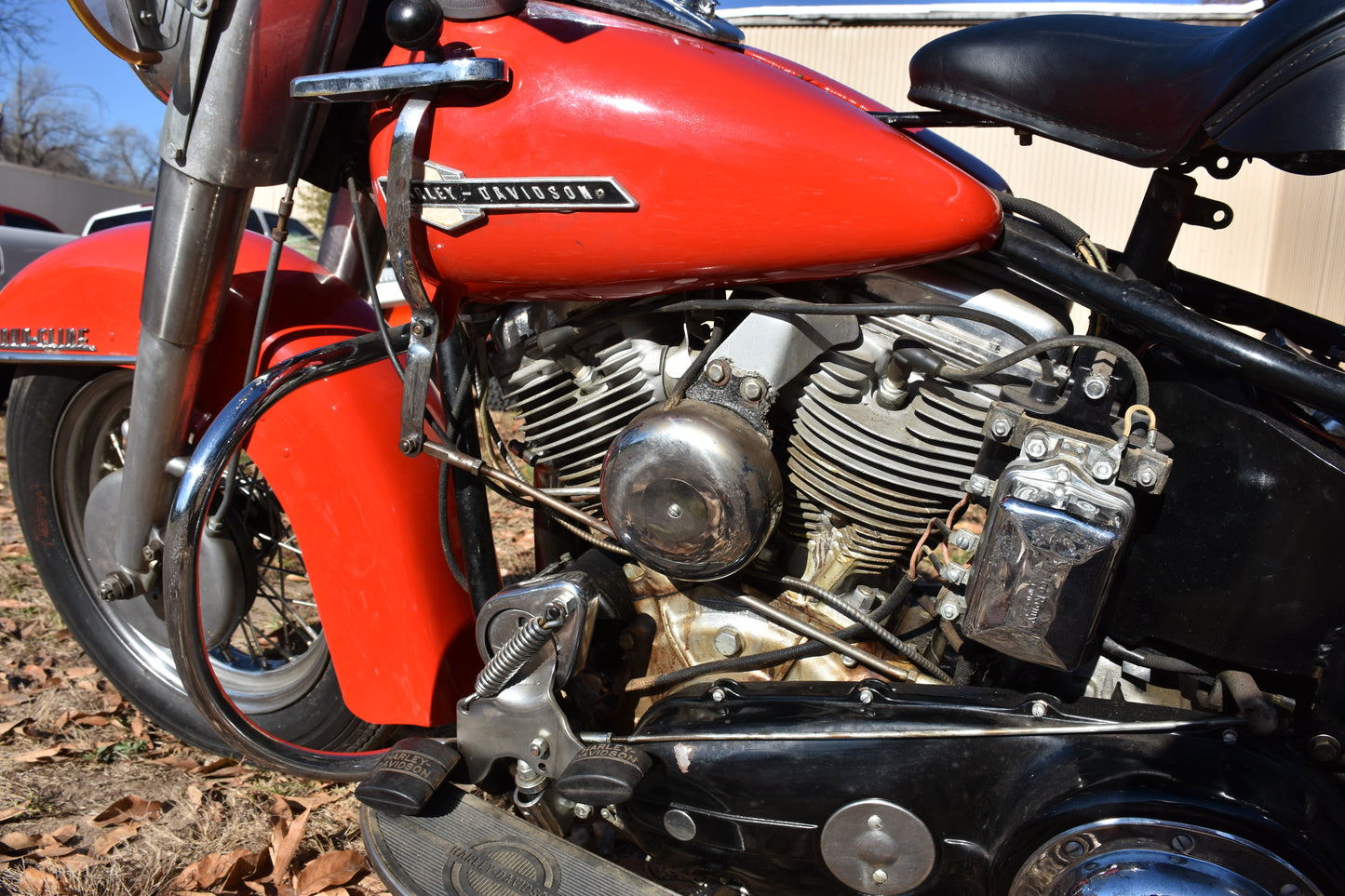 1963 Harley Davidson FL Panhead (Red)