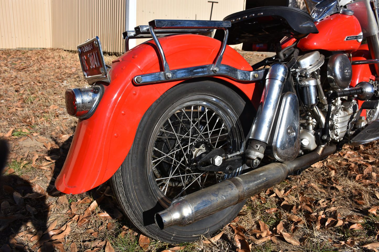 1963 Harley Davidson FL Panhead (Red)