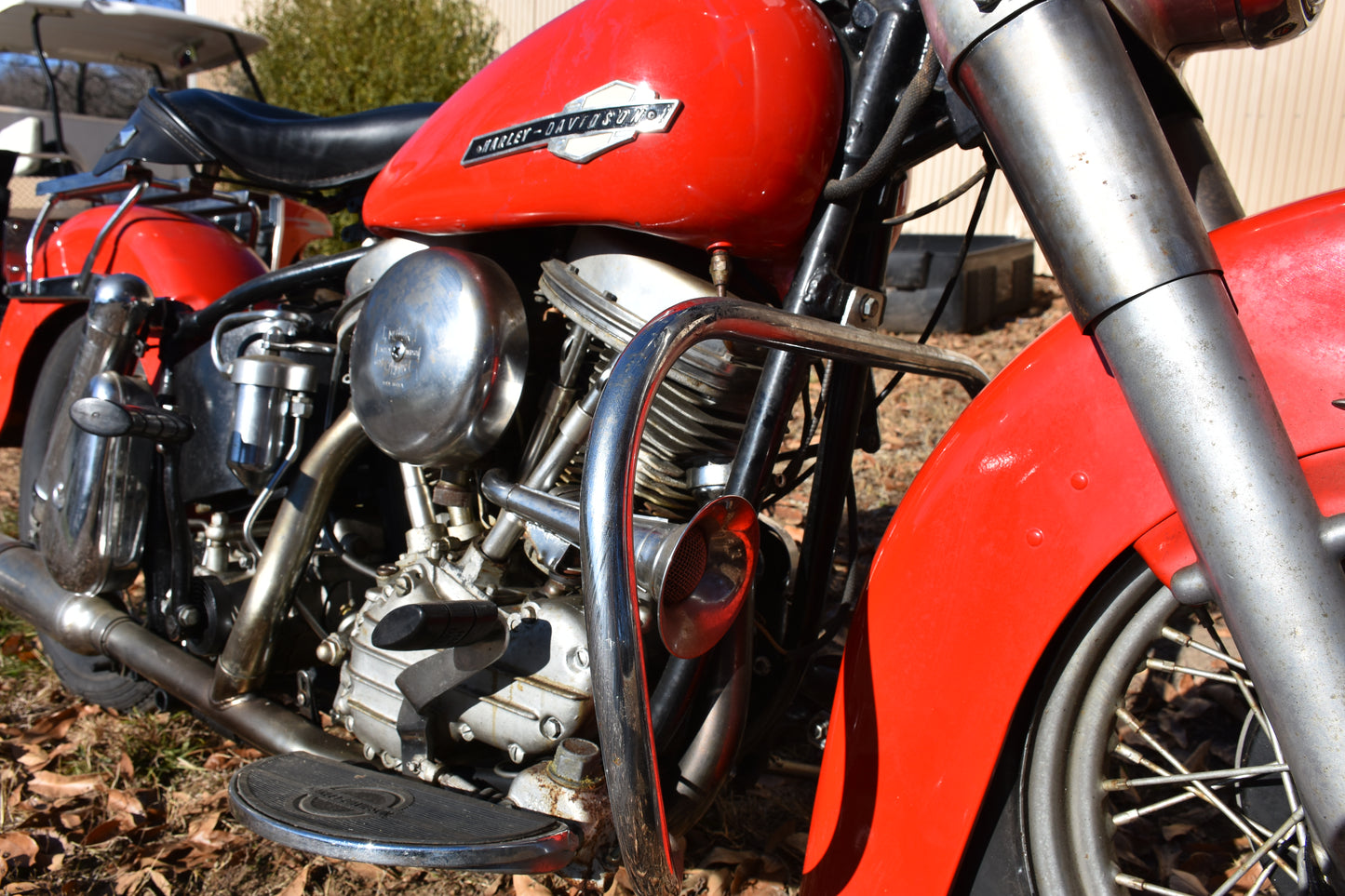 1963 Harley Davidson FL Panhead (Red)