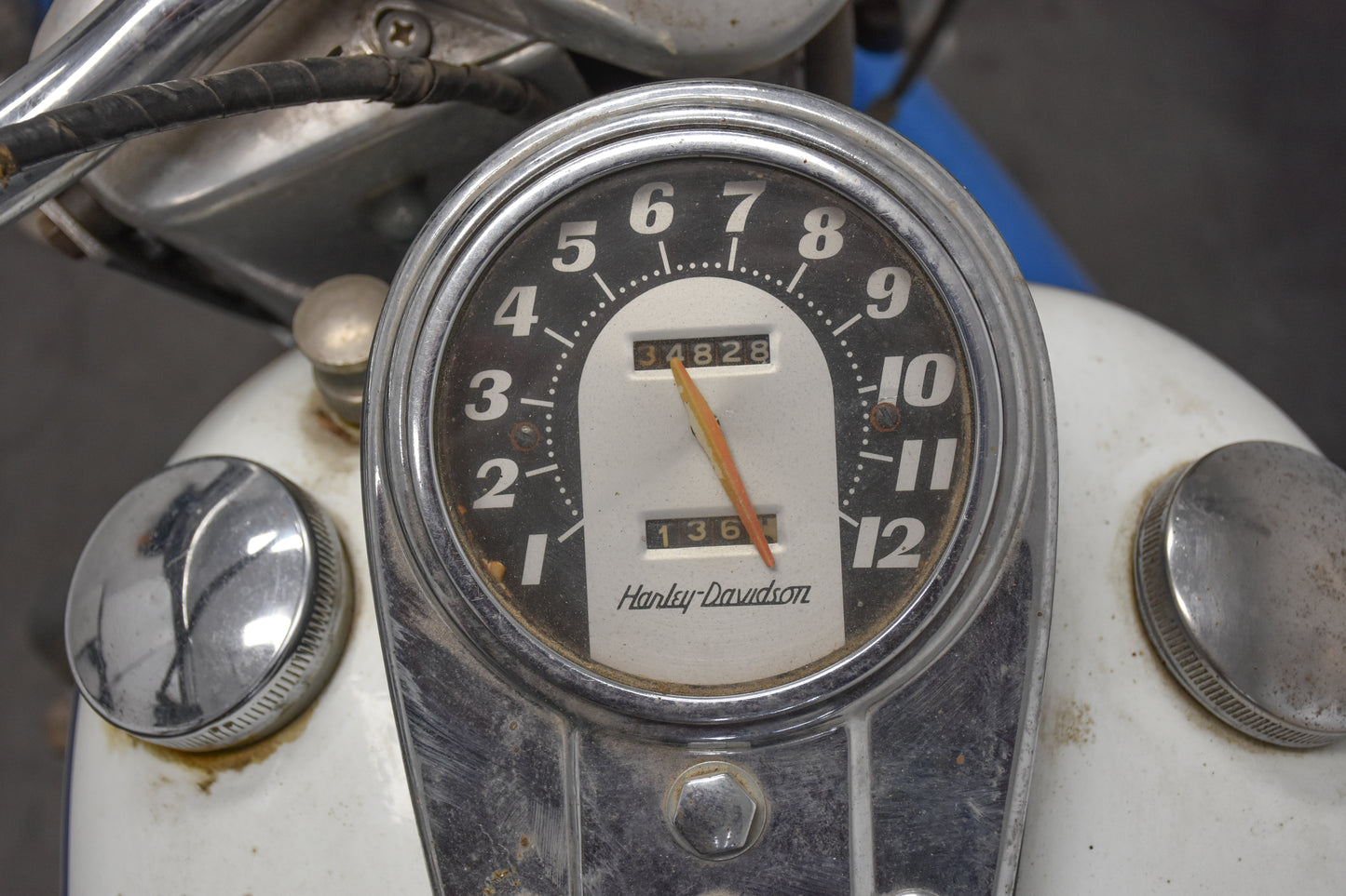 1963 Harley Davidson FL Panhead (Blue)