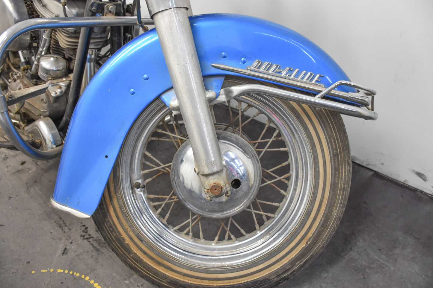 1963 Harley Davidson FL Panhead (Blue)