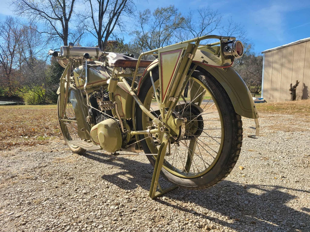 1917 Excelsior Twin Motorcycle