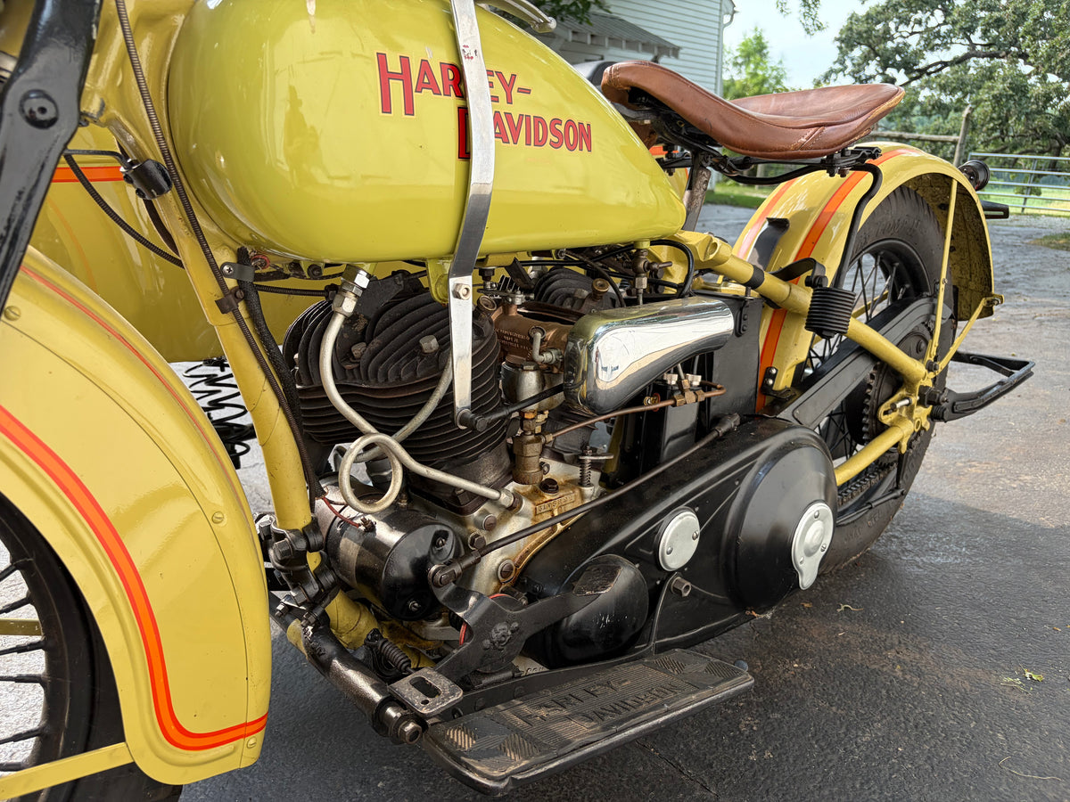 1931 Harley Davidson V Model with Goulding Sidecar