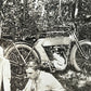 1911 Harley Davidson Single Factory Advertising Photo