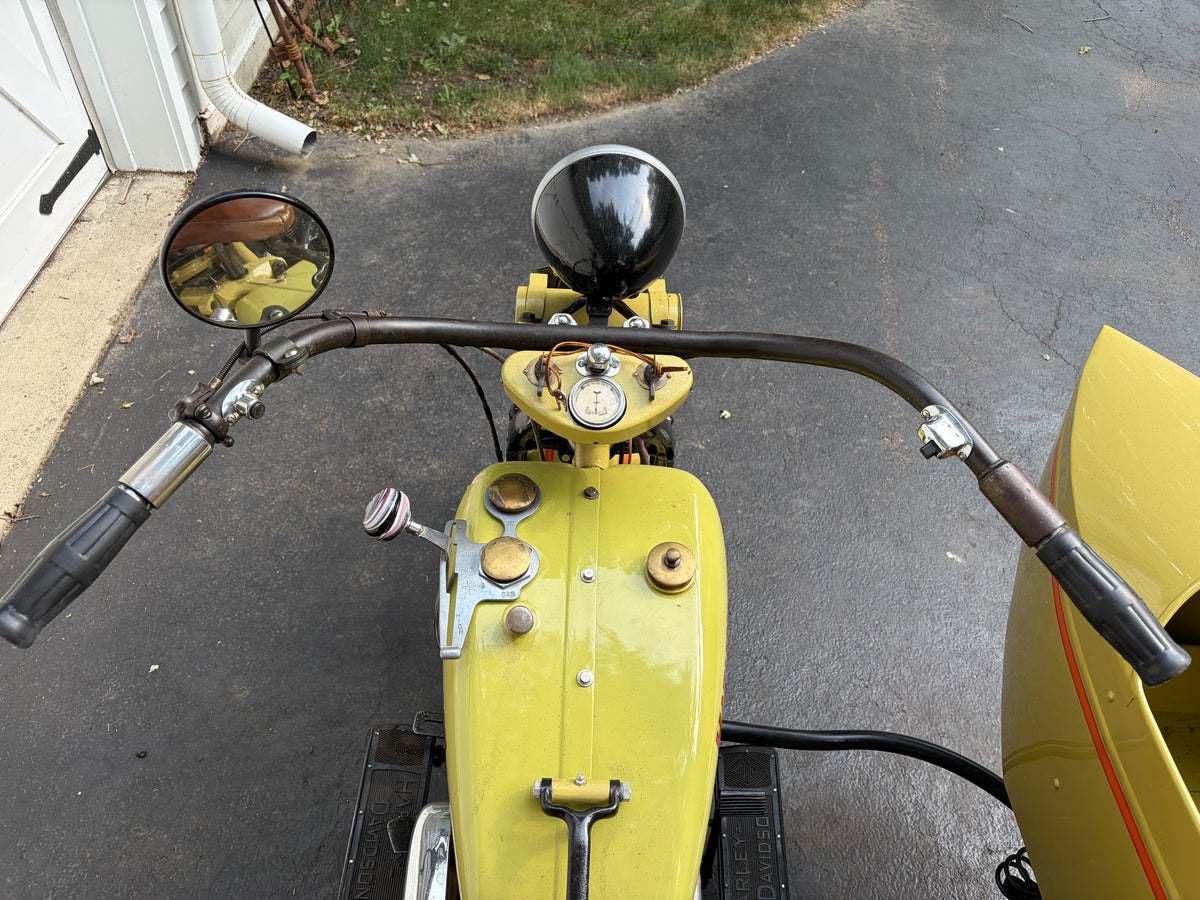 1931 Harley Davidson V Model with Goulding Sidecar
