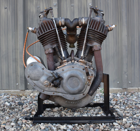 1928 Harley JH Two Cam Engine - Rebuilt & Running